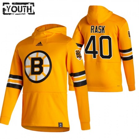 Dětské Boston Bruins Tuukka Rask 40 2020-21 Reverse Retro Pullover Mikiny Hooded